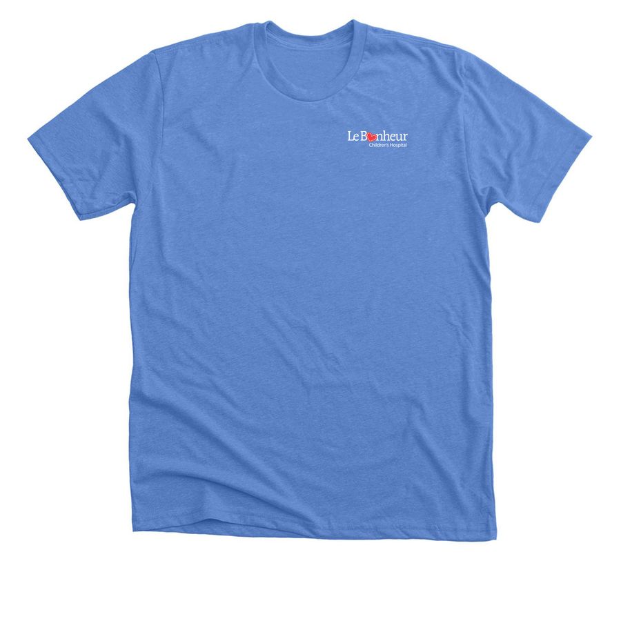 Le Bonheur Healing Heroes&nbsp;, a Heather Columbia Blue Premium Unisex Tee