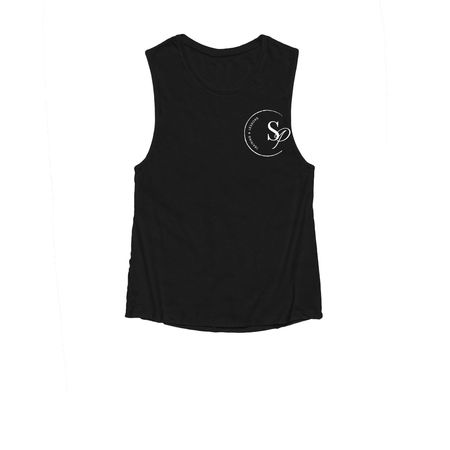 SP Quarter Horses, LLC, a Black Women's Muscle Tank