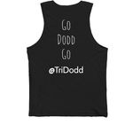Be like Dodd, a Black Premium Cotton Tank (back-view)