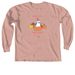 Pumpkin Pawfect, a Peachy Comfort Colors Long Sleeve Tee
