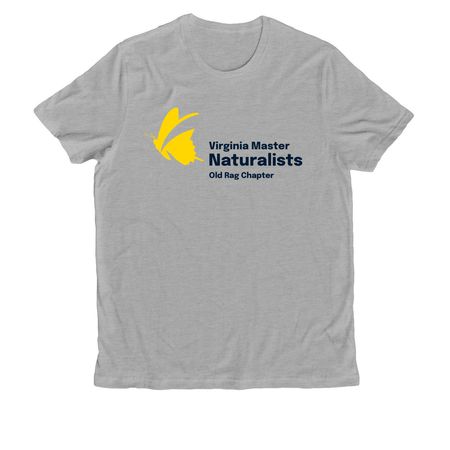 Large Logo, a Granite Grey Heather Allmade Organic Cotton Unisex Tee