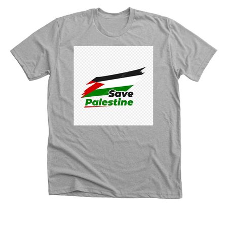 Help Palestine&nbsp;, a Athletic Heather Premium Unisex Tee