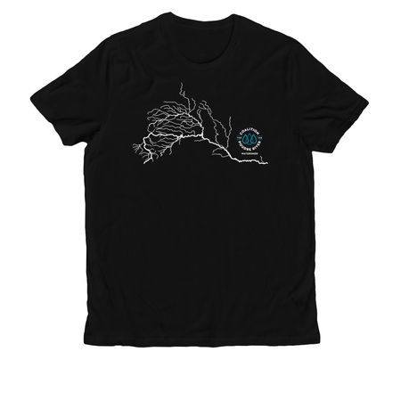 Support the Poudre River Watershed!, a Deep Black Allmade Organic Cotton Unisex Tee