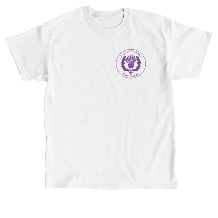 Dark Purple Breast Pocket, a White Classic Unisex Tee