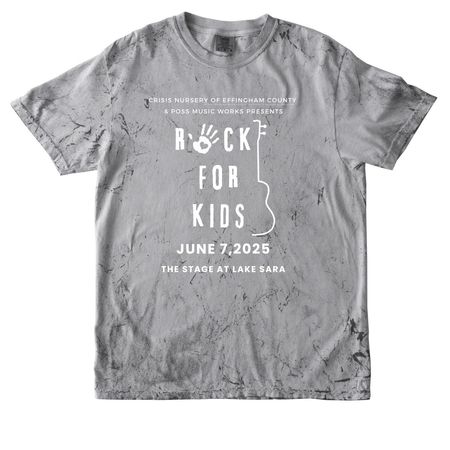 Rock for Kids 2025&nbsp;, a Smoke Comfort Colors Colorblast Tee