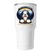 Love Sees Through, a White Insulated Tumbler