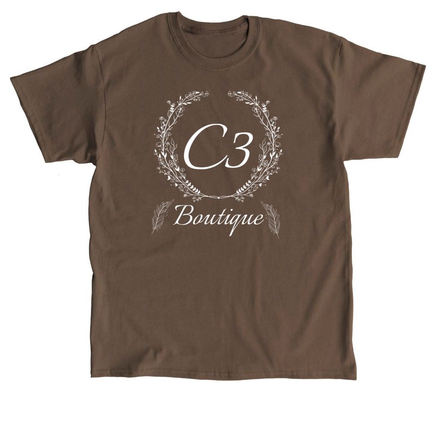 C3 Boutique Apparel- Adult & Youth, a Dark Chocolate Classic Unisex Tee