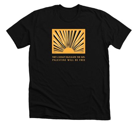 Remain Rooted: Direct Aid to Gaza Fundraiser, a Solid Black Blend Premium Unisex Tee
