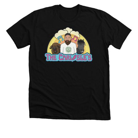 The Carlisle's and Anam Cara, a Solid Black Blend Premium Unisex Tee