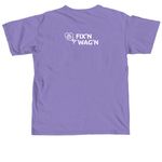 Fix'N Wag'N: Black Cats Are Magical, a Violet Comfort Colors Unisex Tee (back-view)