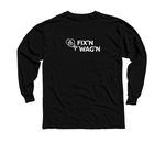 Fix'N Wag'N: Black Cats Are Magical, a Black Youth Long Sleeve Tee (back-view)