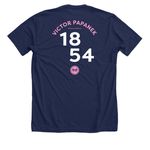 Lawrence United (Home) -&nbsp;Victor Papanek, a Solid Navy Blend Premium Unisex Tee (back-view)