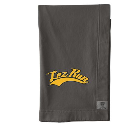 Lez Run Towel, a Pepper Comfort Colors Blanket