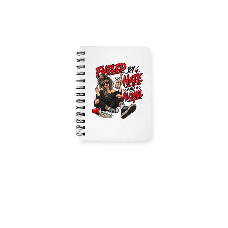 Fueled, a White Spiral Notebook