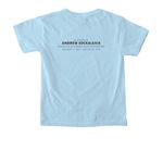 Wabanaki Youth Running Camp, a Chambray Comfort Colors Youth Tee (back-view)