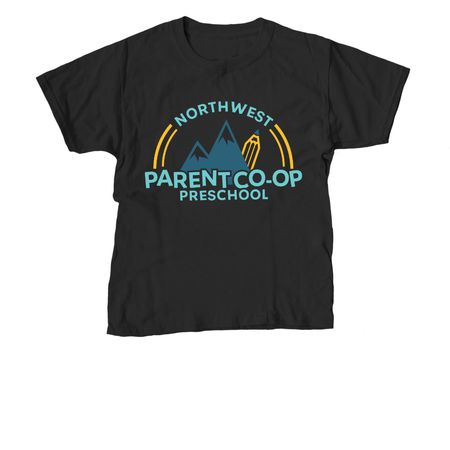 NW Parent Co-OP Preschool Adult/Youth&nbsp;, a Black Youth Unisex Tee