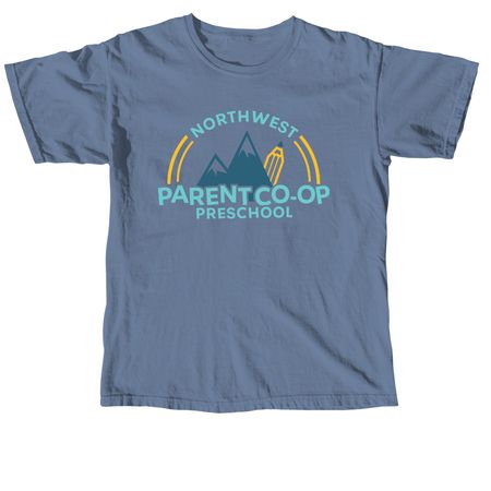 NW Parent Co-OP Preschool Adult/Youth&nbsp;, a Blue Jean Comfort Colors Unisex Tee