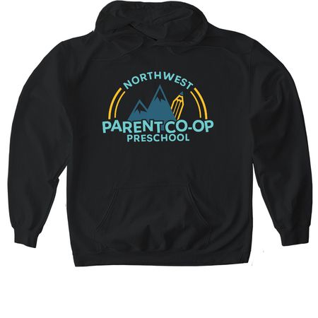 NW Parent Co-OP Preschool Adult/Youth&nbsp;, a Black Gildan Softstyle Pullover Hoodie