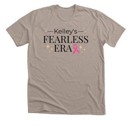 Kelley's Fearless Era Gear, a Heather Stone Premium Unisex Tee
