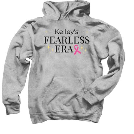 Kelley's Fearless Era Gear, a Sport Grey Pullover Hoodie