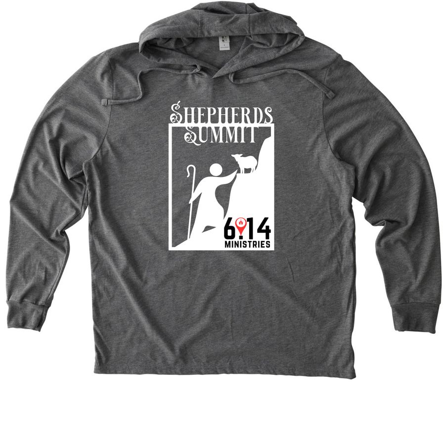 Summit Apparel with White Logo, a Aluminum Grey Allmade Eco Triblend Hoodie Tee