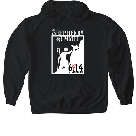 Summit Apparel with White Logo, a Black Gildan Softstyle Pullover Hoodie