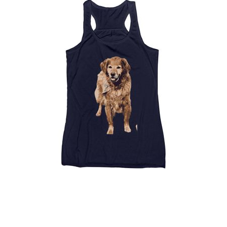 Ginger Snap, a Navy Women's Racerback