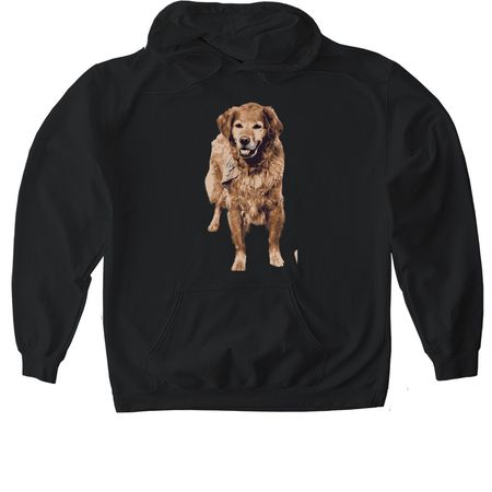 Ginger Snap, a Black Gildan Softstyle Pullover Hoodie