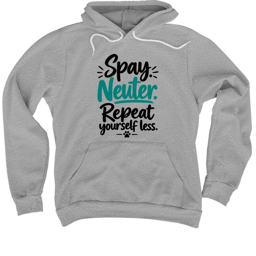 Spay and Neuter, a Athletic Heather Premium Pullover Hoodie