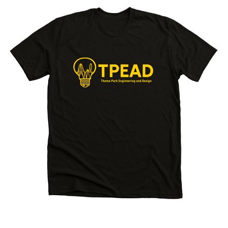 ASU TPEAD Gold Logo, a Solid Black Blend Premium Unisex Tee