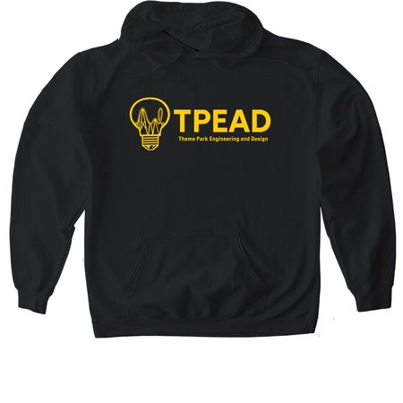 ASU TPEAD Gold Logo, a Black Gildan Softstyle Pullover Hoodie