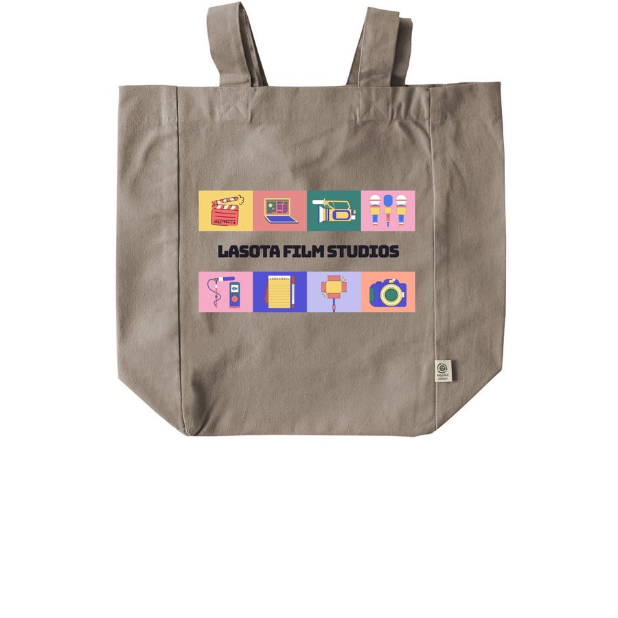 Color Tote Bag!, a Pumice Recycled Cotton Tote Bag