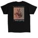 Keep Going, a Black Classic Unisex Tee (back-view)