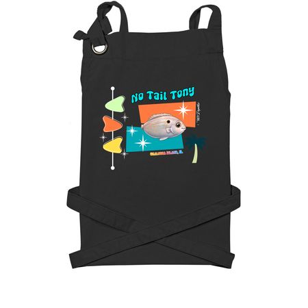 "No Tail Tony" Aprons, a Black Cotton Canvas Pocket Apron