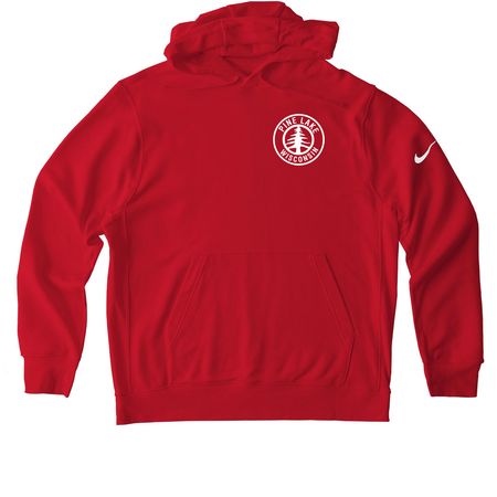 Active Wear, a University Red Nike Club Fleece Pullover Hoodie