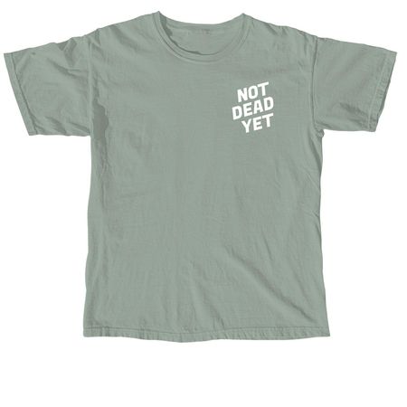 NOT DEAD YET ?make the most of it?, a Bay Comfort Colors Unisex Tee