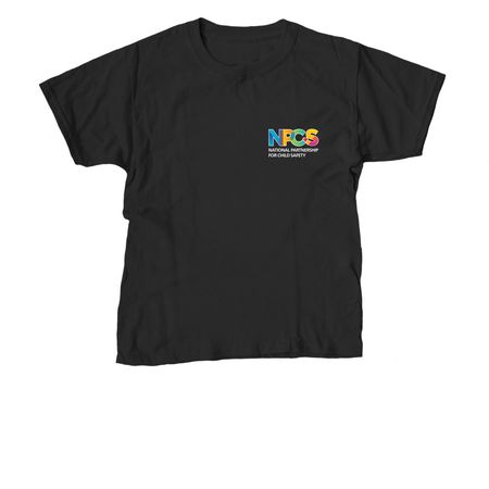 NPCS Logo T-Shirt, a Black Youth Unisex Tee
