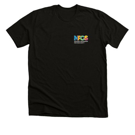 NPCS Logo T-Shirt, a Black Heather Premium Unisex Tee