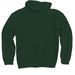 JCLC Hoodies & Sweatshirts, a Forest Green Pullover Hoodie (back-view)