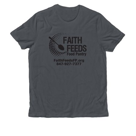 Faith Feeds T-shirt, a Terrain Grey Allmade Organic Cotton Unisex Tee
