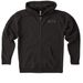 Just Enjoy This Sweatshirt, a Black Heavyweight Zip Up Hoodie