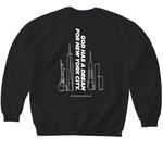Short Term Missions Merch, a Black Softstyle Crewneck Sweatshirt (back-view)
