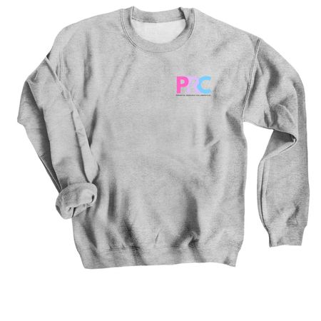 PRC Pocket Logo&nbsp;, a Sport Grey Crewneck Sweatshirt