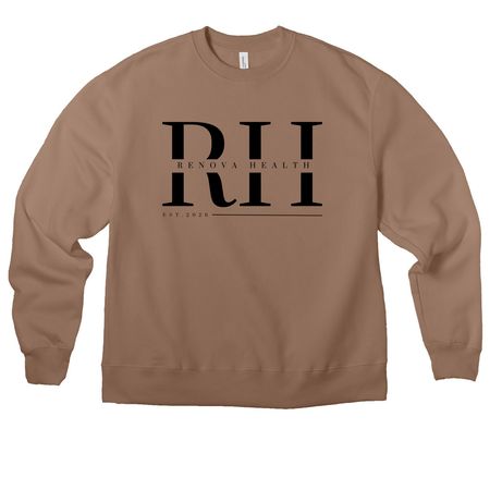 Renova, a Vintage Brown Premium Heavyweight Crewneck Sweatshirt
