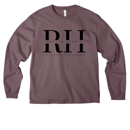 Renova, a Purple Storm Unisex Heavyweight Long Sleeve Tee