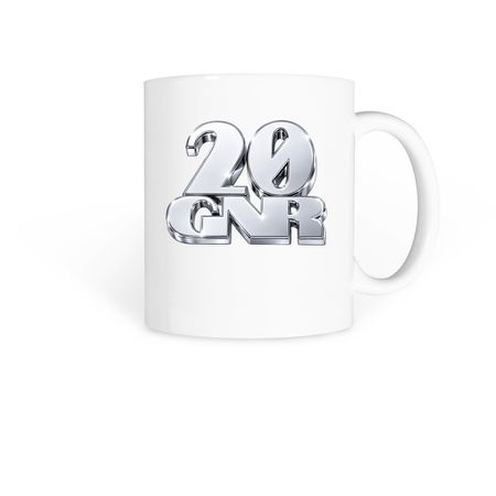 20GNR MUGZ, a White Coffee Mug