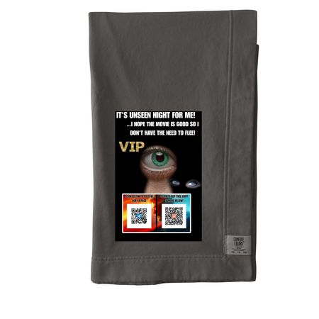 UnseeN Movie Blanket, a Pepper Comfort Colors Blanket