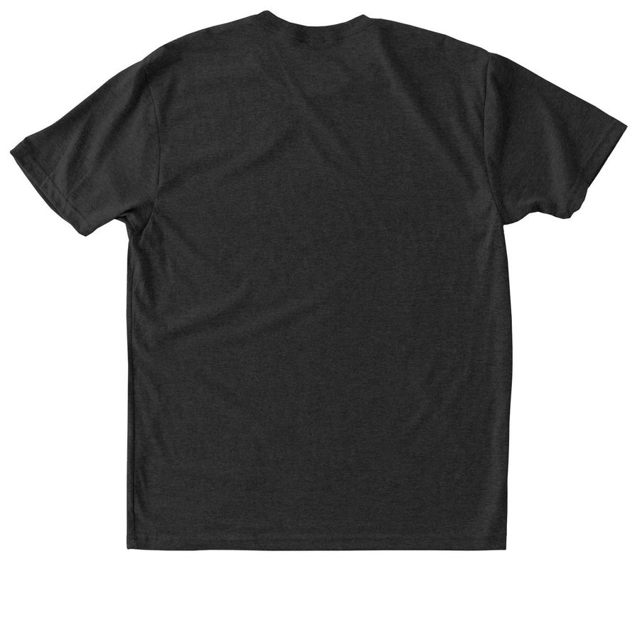 TriBlend adult/youth, a Vintage Black Triblend Unisex Tee (back-view)