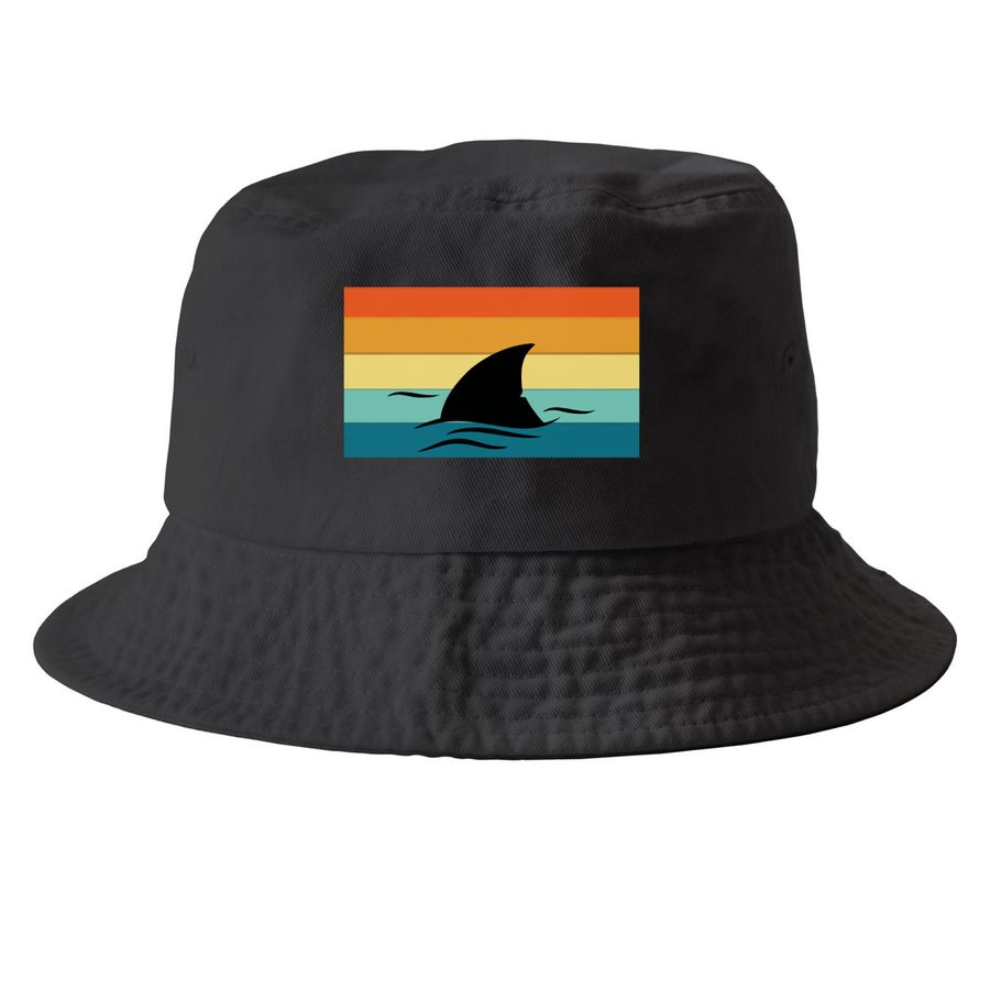 The Savannah Hat!, a Black Printed Bucket Hat