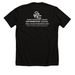 Russ B. Cool, a Solid Black Blend Premium Unisex Tee (back-view)